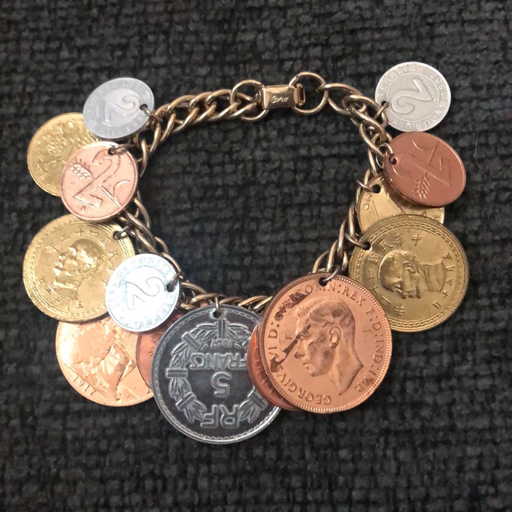 Coin bracelet